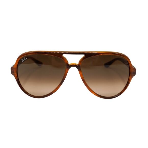 Ray-Ban RB4125 Cats 5000 820/A5 Tortoise Brown Gradient Sunglasses - Picture 1 of 8